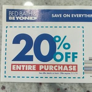BED BATH & BEYOND COUPON